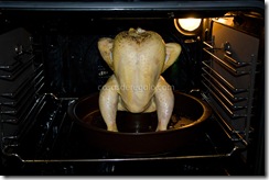 chickenroaster en el horno