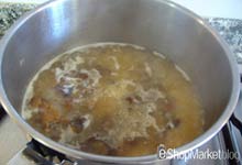 Menú de recetas: añadimos el agua de los Ceps.