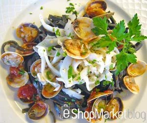 Menú de recetas: Espagueti Sepia di Mare