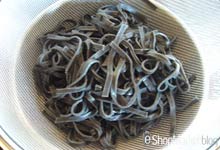 Menú de recetas: los Espagueti Sepia di Mare ya cocidos al dente