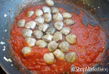 Menú de recetas: añadimos al sofrito las almejas o chirlas