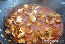 Menú de recetas: tapamos y esperamos a que las chirlas se abran