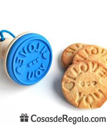 Molde I Love You para galletas