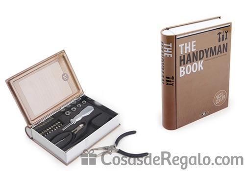 The Handyman Book, caja de herramientas dentro de un libro