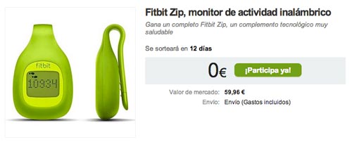 Cómo ganar un Fitbit Zip participando en este sorteo de regalos