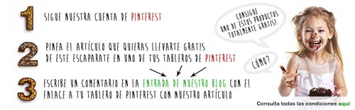 Gana uno de nuestros accesorios de repostería con un sorteo en Pinterest