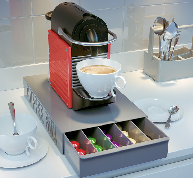 Coffee Box, el mejor organizador para tus cápsulas de café